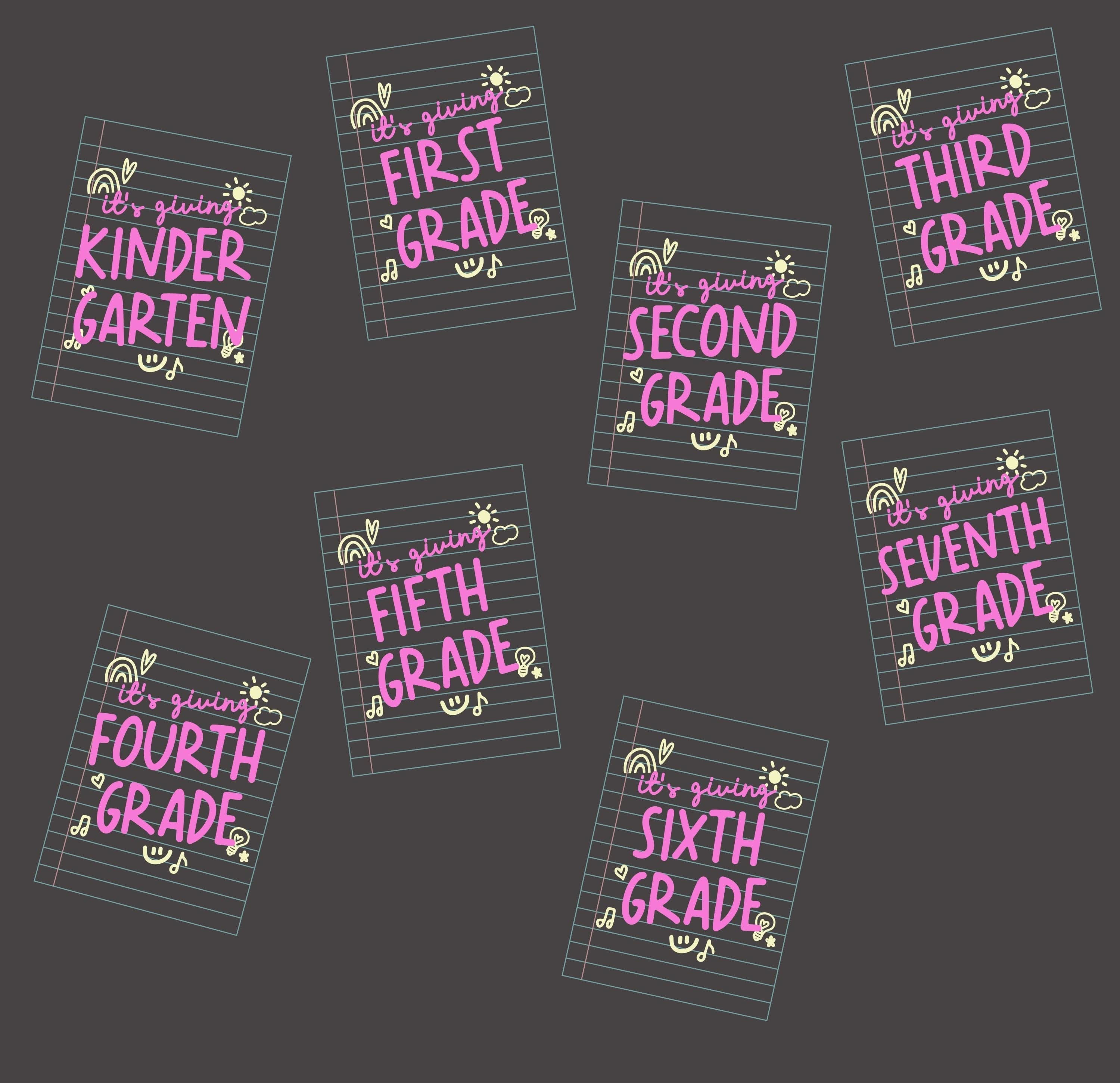 It's Giving (Choose Your Grade) - YOUTH Comfort Colors Tee Little Mama Shirt Shop