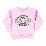 It's A Good Day to Read a Good Book - Child Sweater Little Mama Shirt Shop