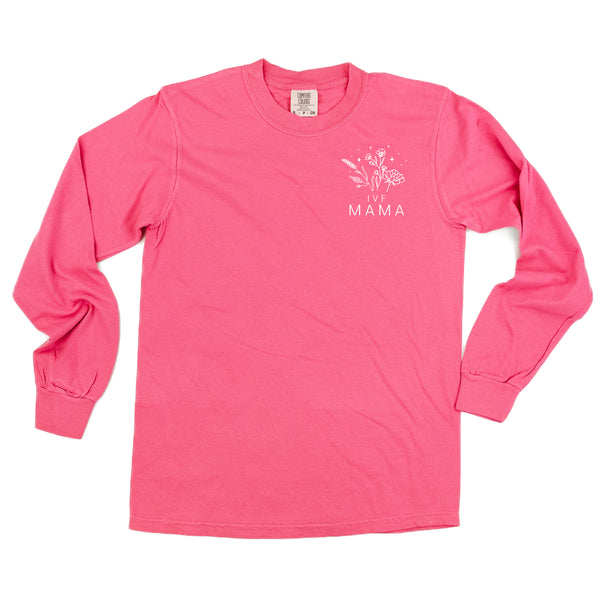 IVF MAMA - Bouquet - Pocket Size - LONG SLEEVE COMFORT COLORS TEE