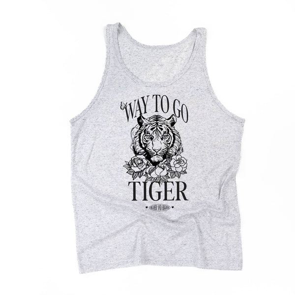 WAY TO GO TIGER - HIGHER AND HIGHER -  Unisex Jersey Tank