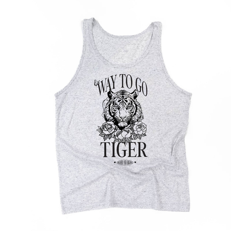 WAY TO GO TIGER - HIGHER AND HIGHER -  Unisex Jersey Tank