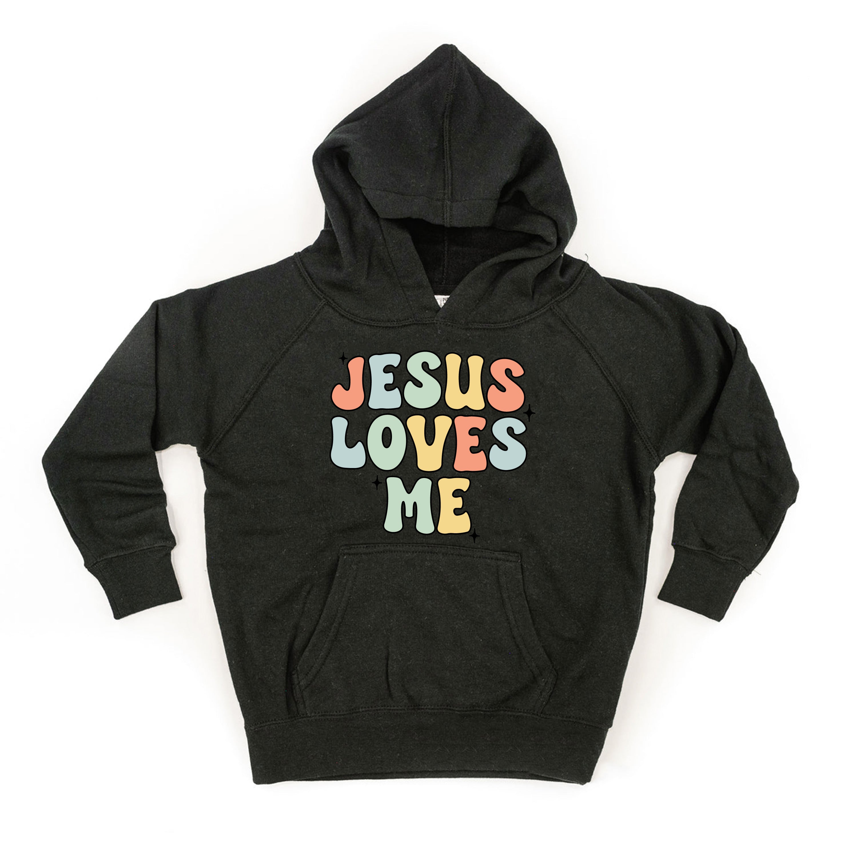 Boy Version - Jesus Loves Me - Child HOODIE Little Mama Shirt Shop LLC