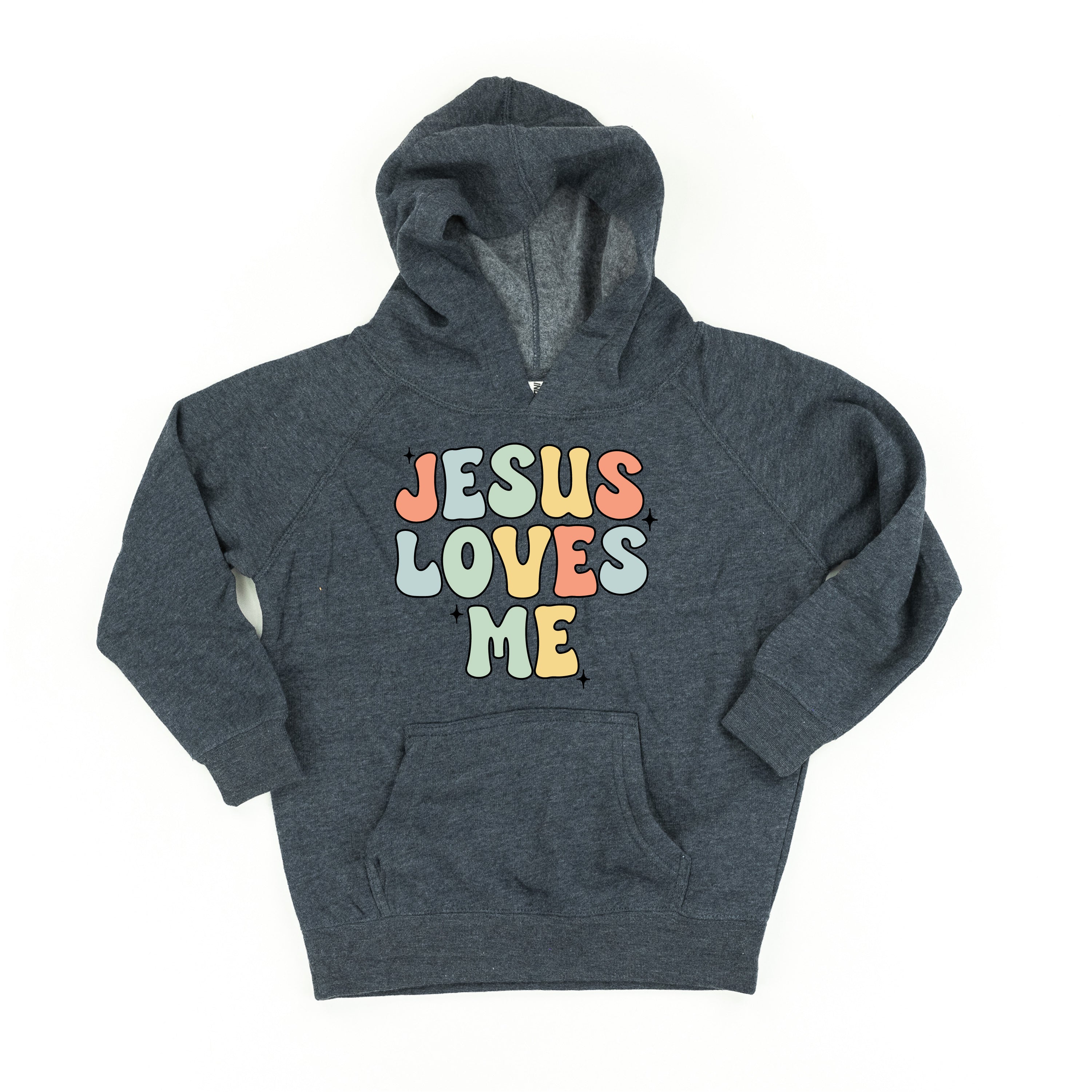 Boy Version - Jesus Loves Me - Child HOODIE Little Mama Shirt Shop LLC
