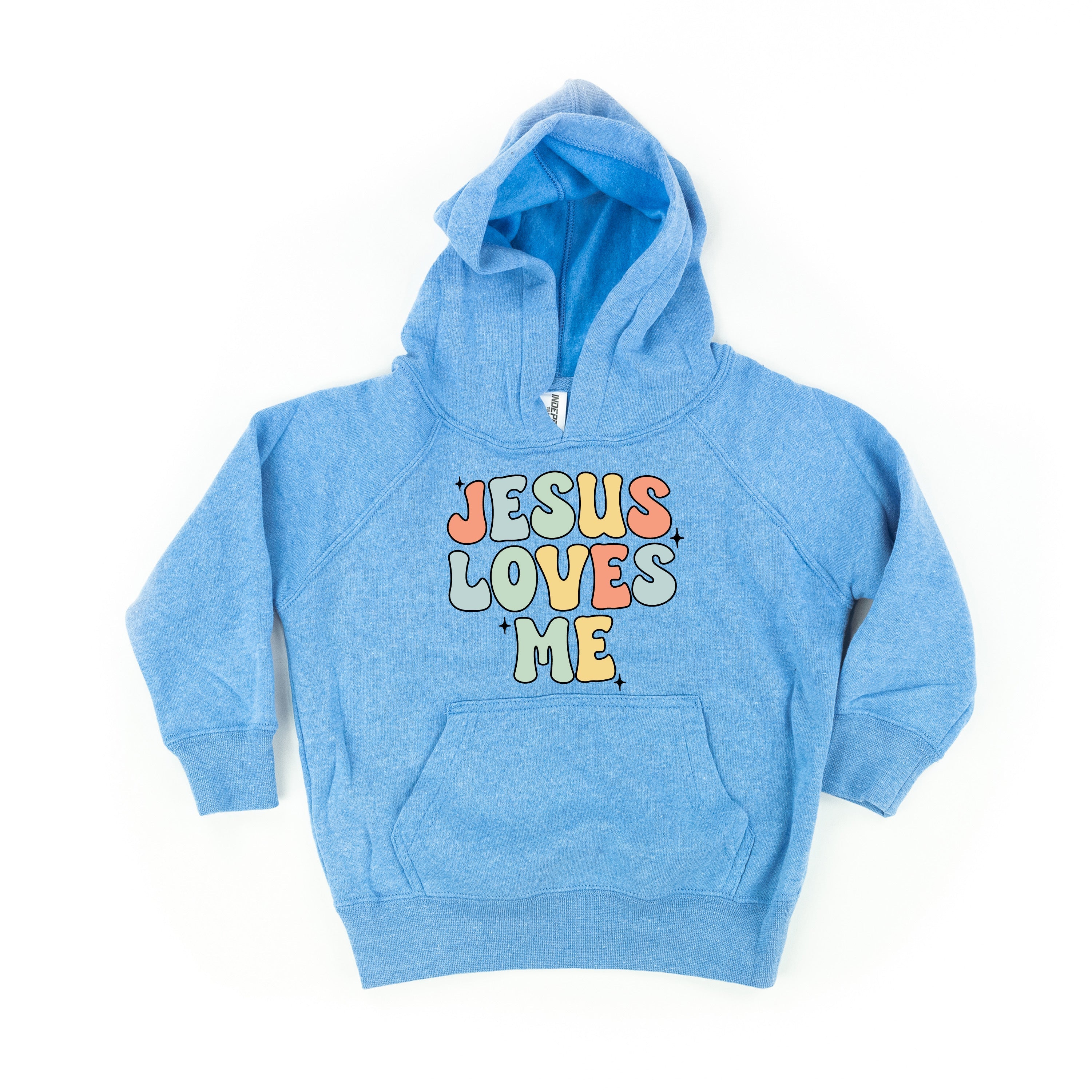 Boy Version - Jesus Loves Me - Child HOODIE Little Mama Shirt Shop LLC