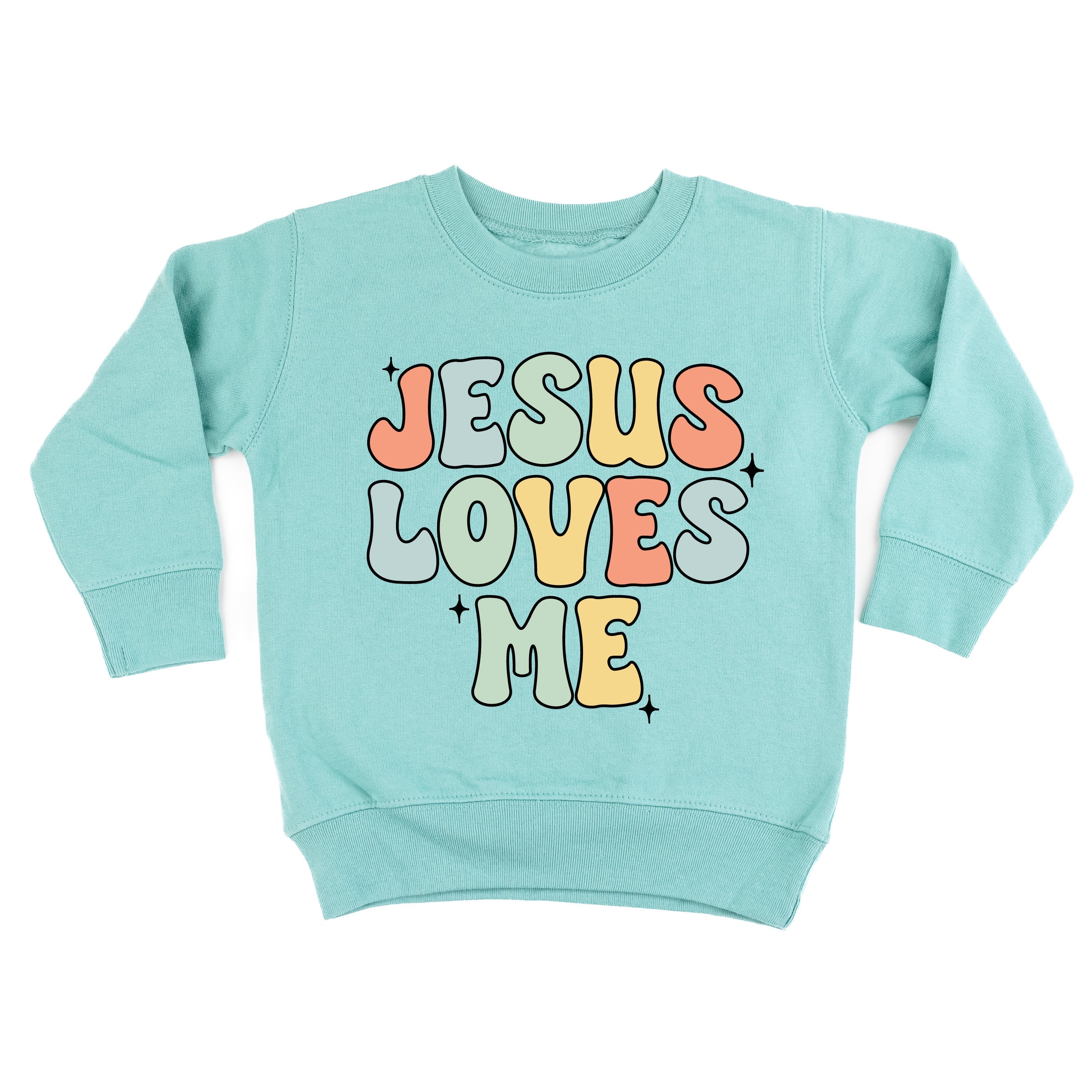 Boy Version - Jesus Loves Me - Child Sweater Little Mama Shirt Shop