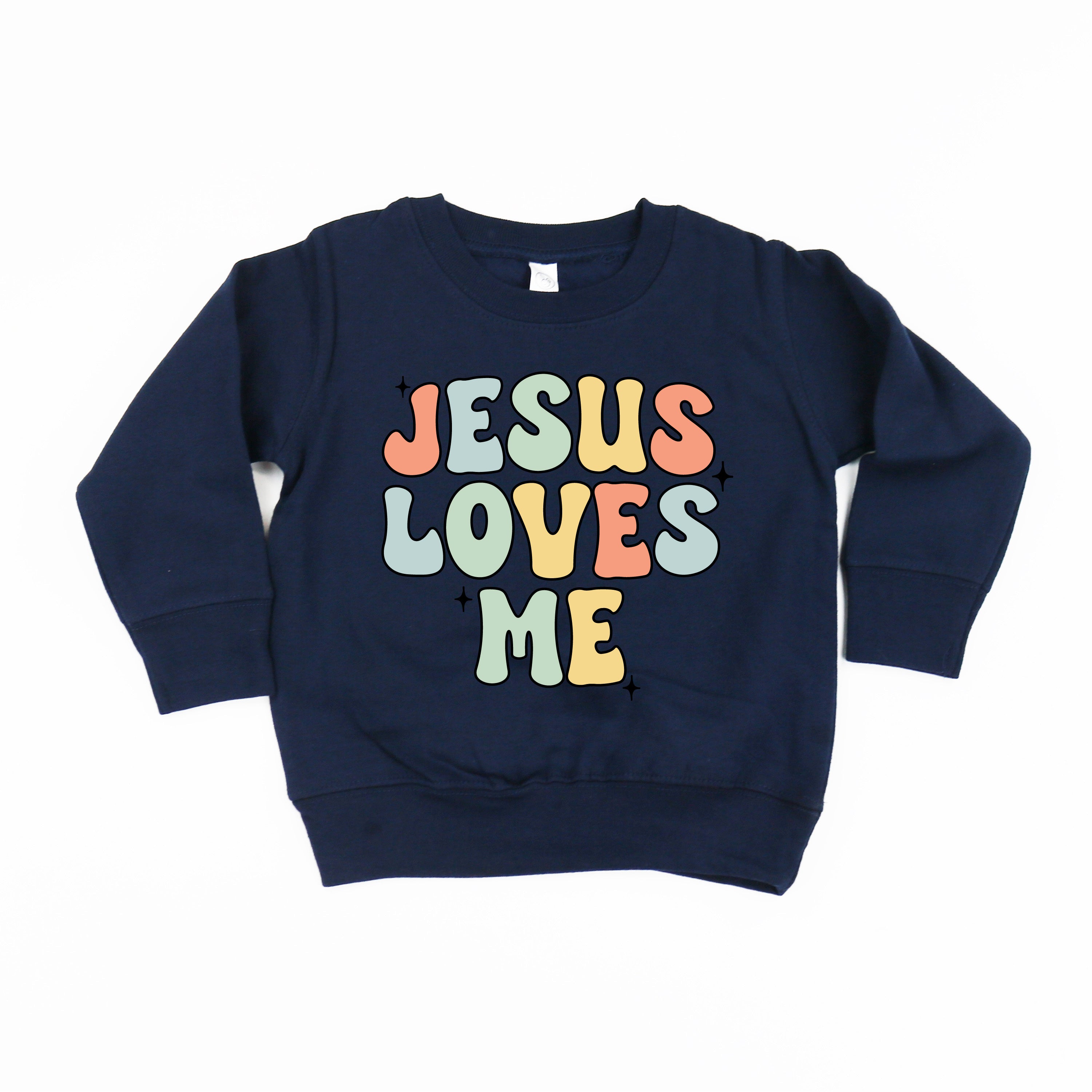 Boy Version - Jesus Loves Me - Child Sweater Little Mama Shirt Shop