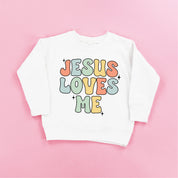 Boy Version - Jesus Loves Me - Child Sweater Little Mama Shirt Shop