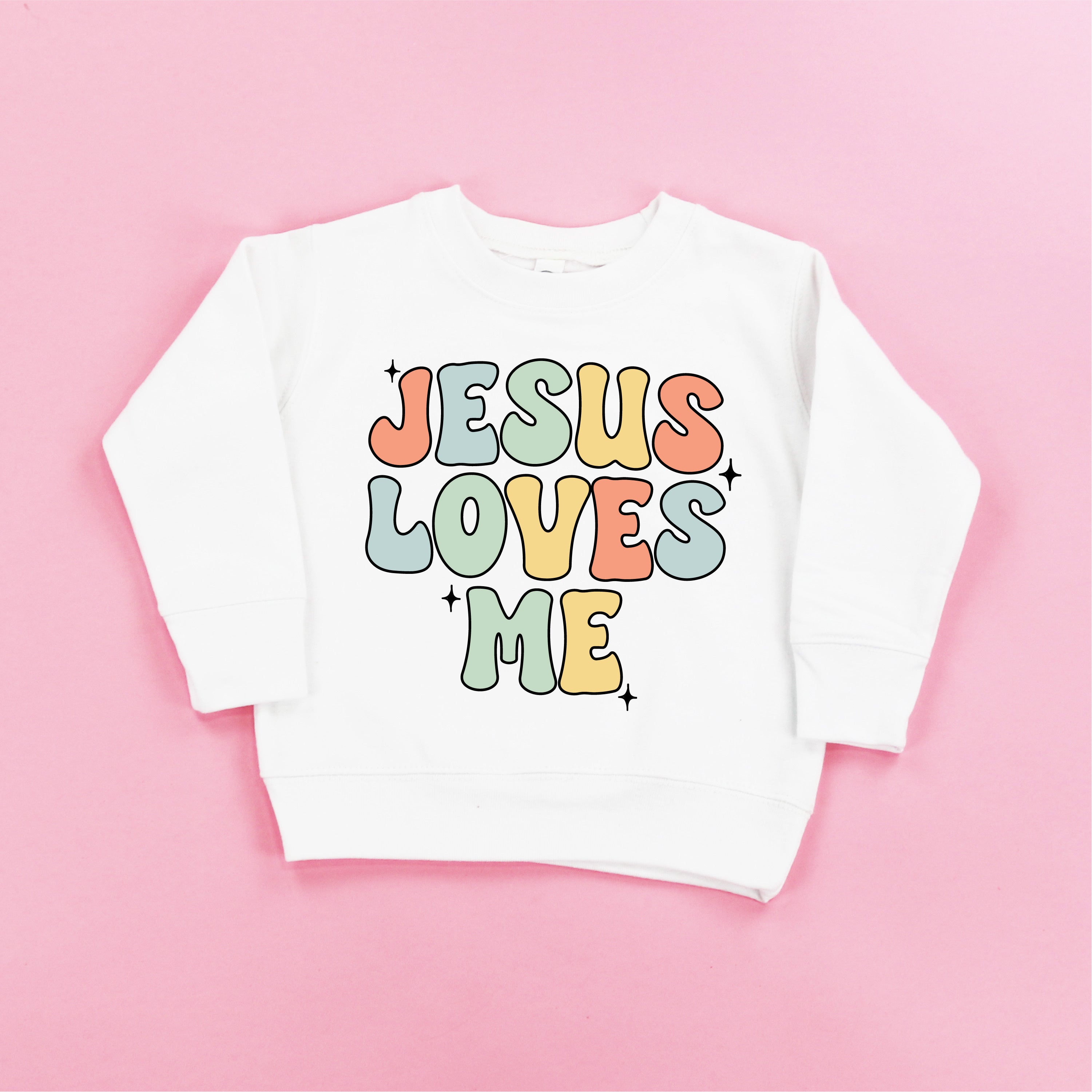 Boy Version - Jesus Loves Me - Child Sweater Little Mama Shirt Shop