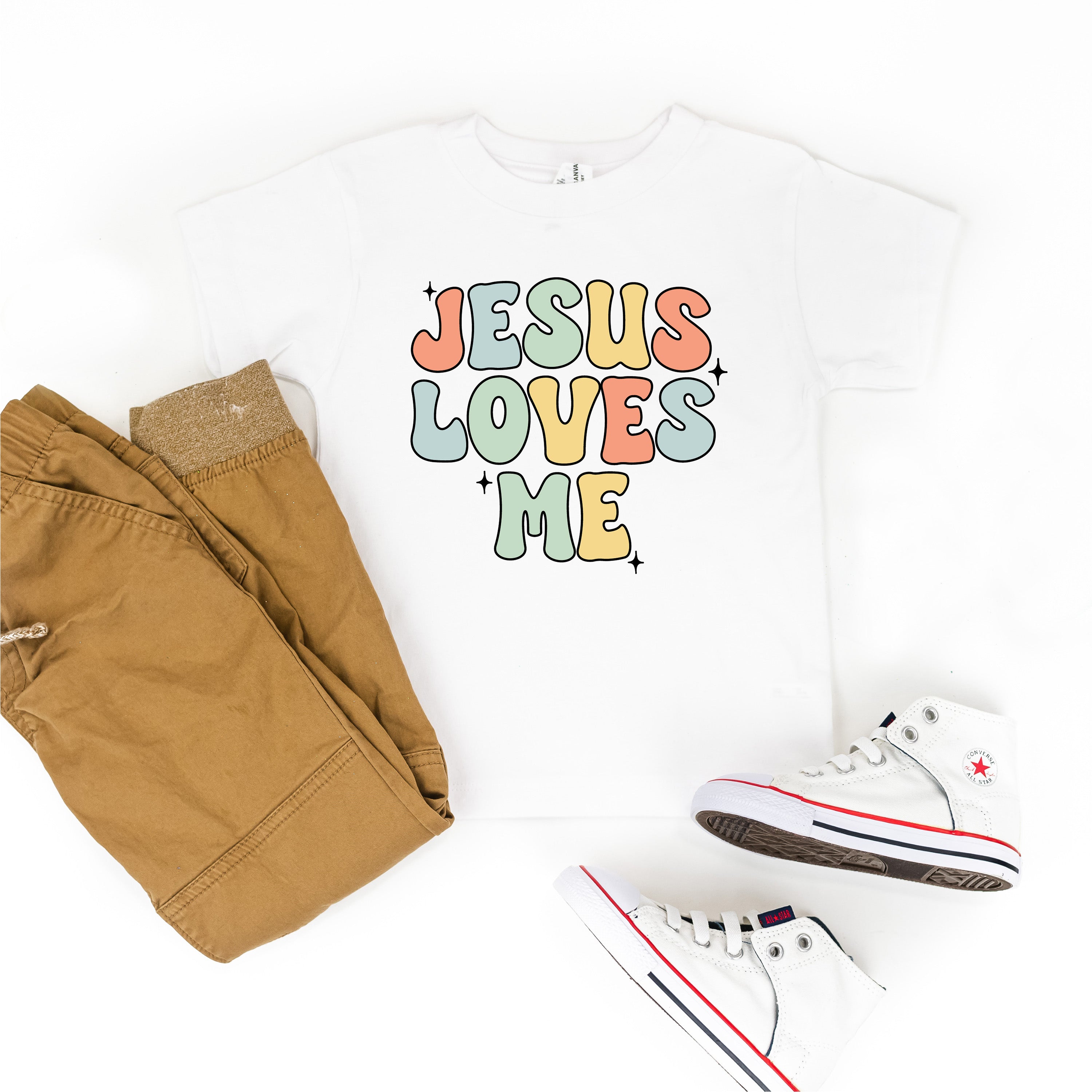 Boy Version - Jesus Loves Me - Child Tee Little Mama Shirt Shop