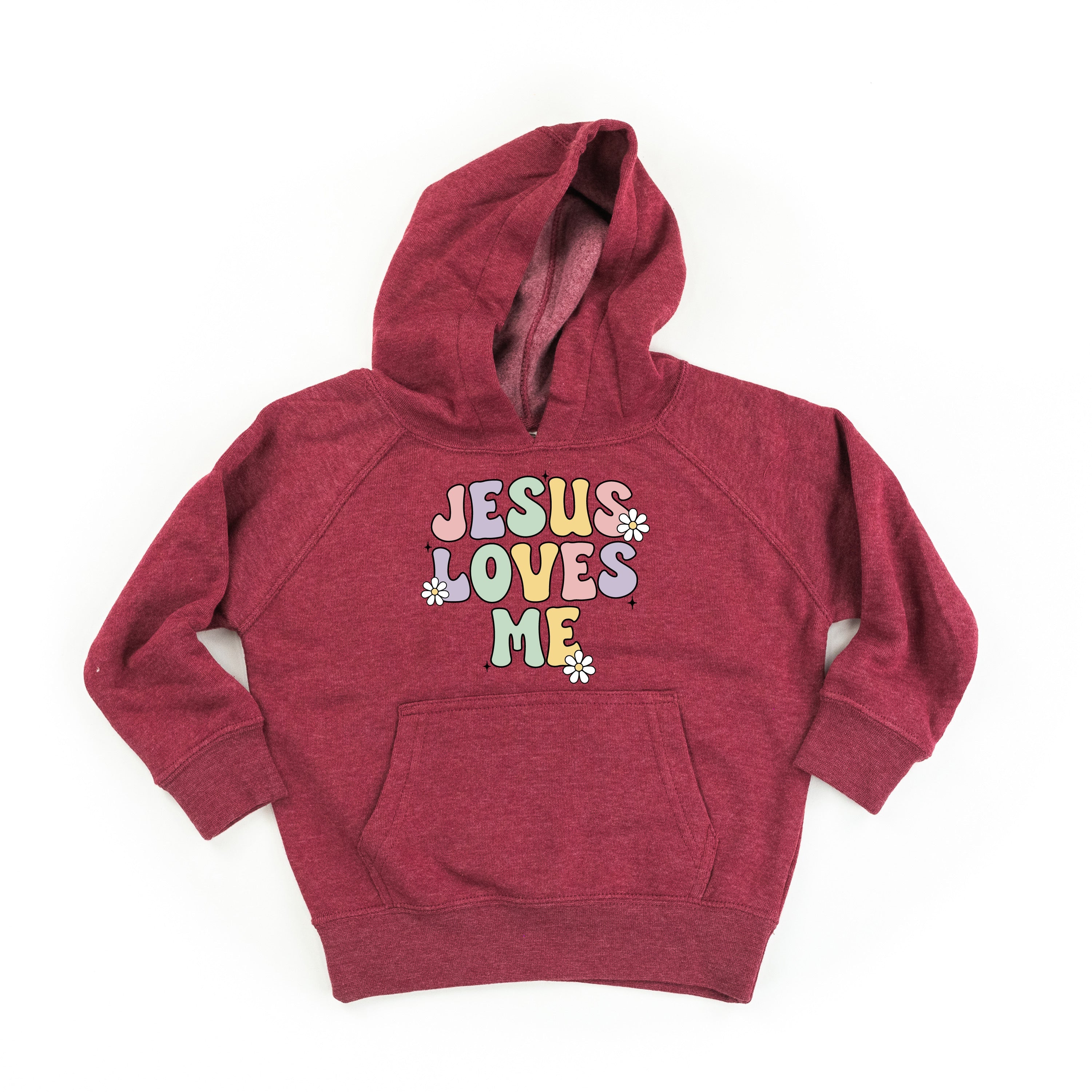 Girl Version - Jesus Loves Me - Child HOODIE Little Mama Shirt Shop LLC