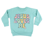 Girl Version - Jesus Loves Me - Child Sweater Little Mama Shirt Shop