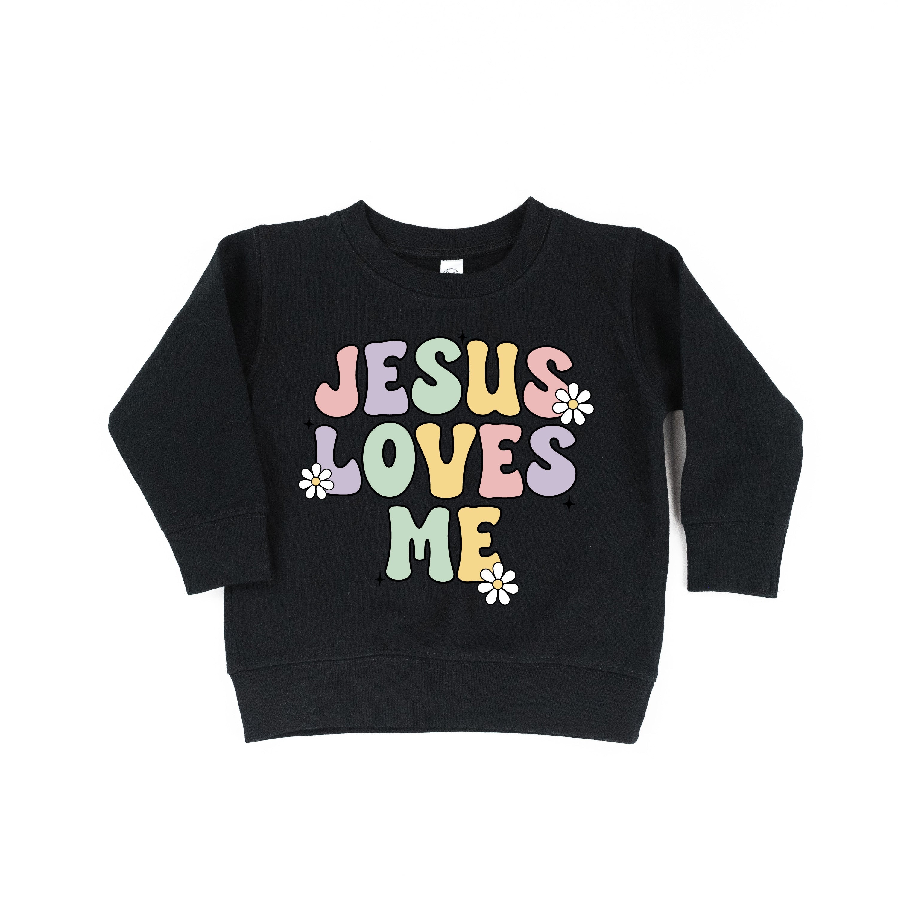 Girl Version - Jesus Loves Me - Child Sweater Little Mama Shirt Shop