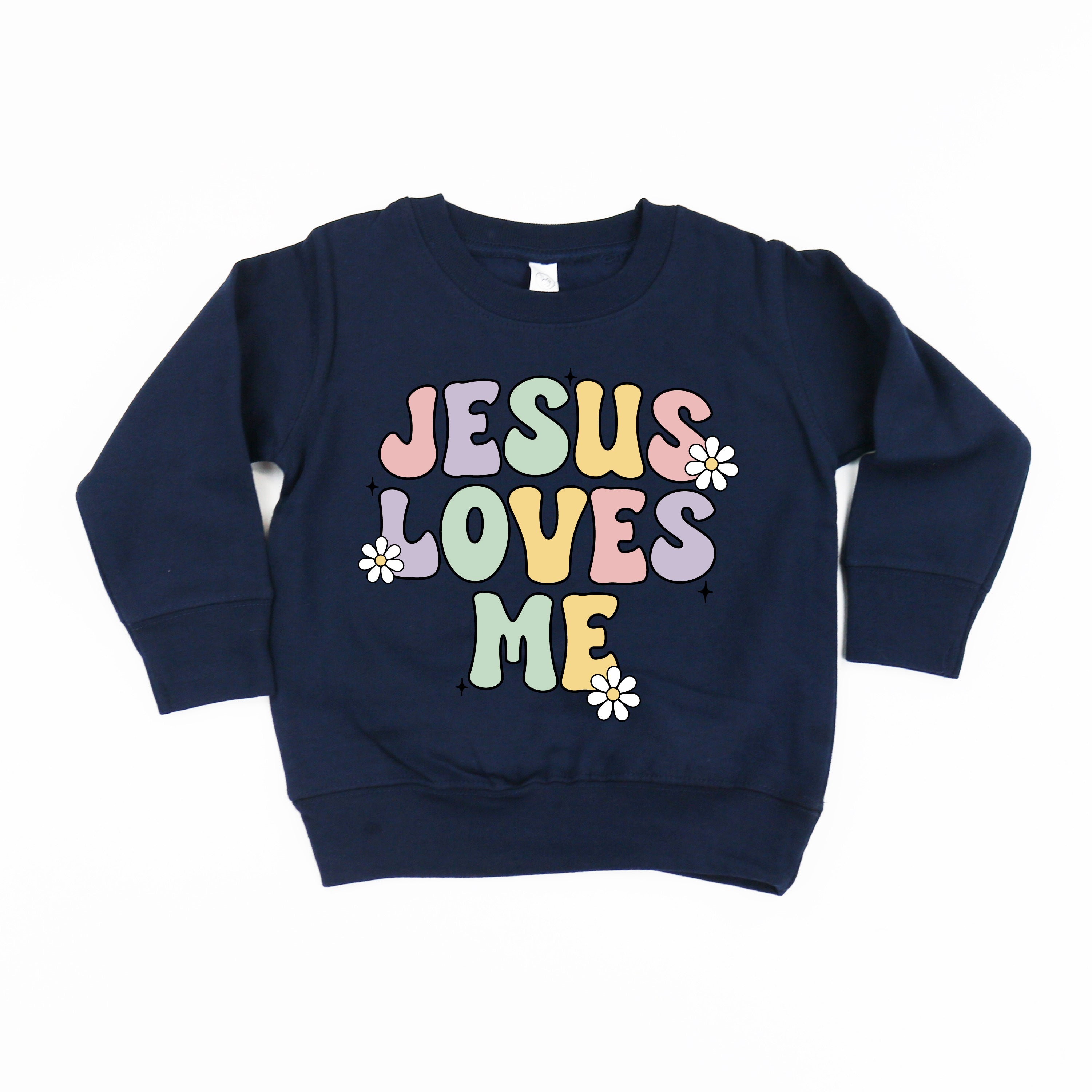 Girl Version - Jesus Loves Me - Child Sweater Little Mama Shirt Shop