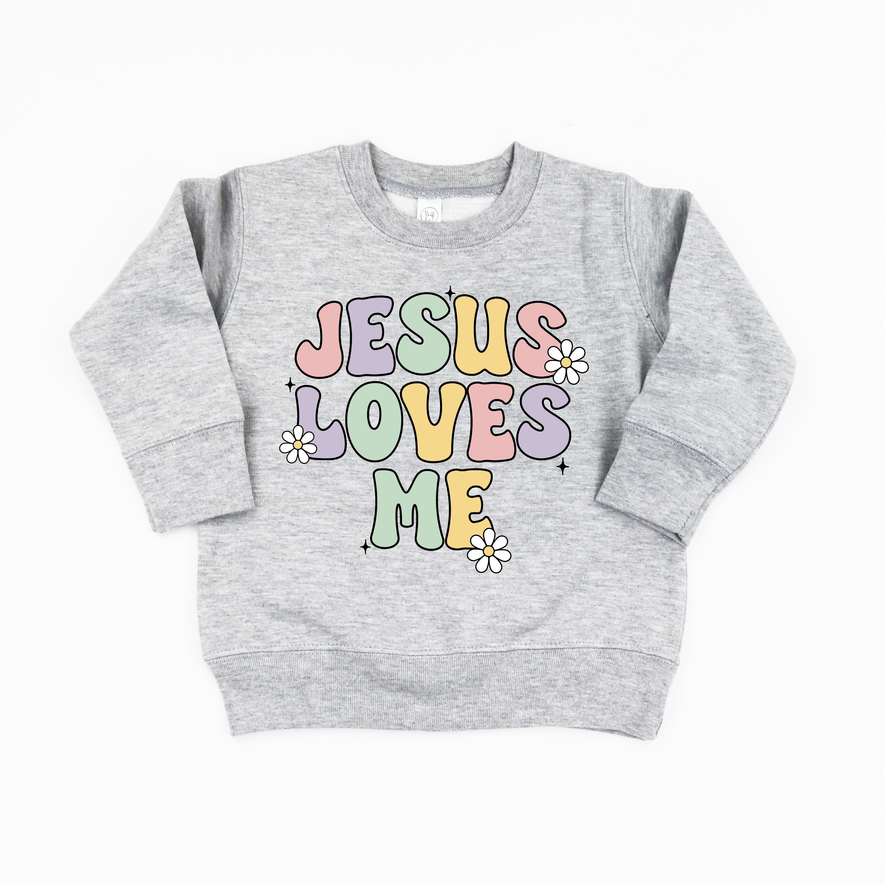 Girl Version - Jesus Loves Me - Child Sweater Little Mama Shirt Shop