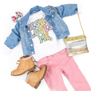 Girl Version - Jesus Loves Me - Child Sweater Little Mama Shirt Shop