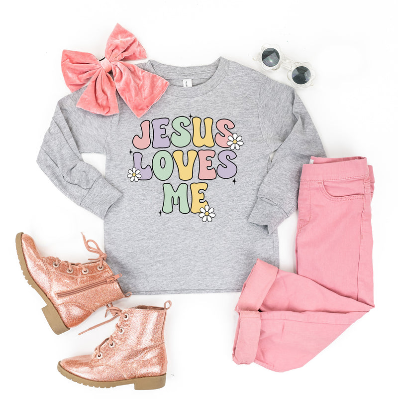Jesus Loves Me - GIRL Version - Long Sleeve Child Shirt