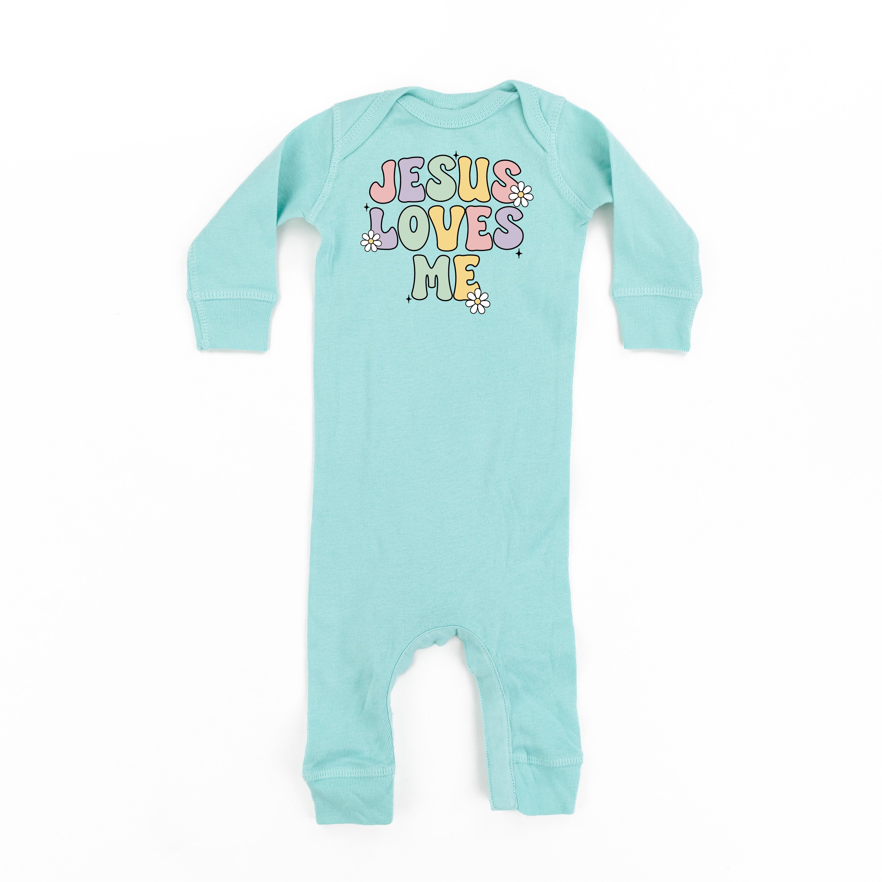 Girl Version - Jesus Loves Me - Baby Sleeper Little Mama Shirt Shop