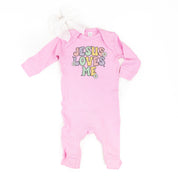 Girl Version - Jesus Loves Me - Baby Sleeper Little Mama Shirt Shop