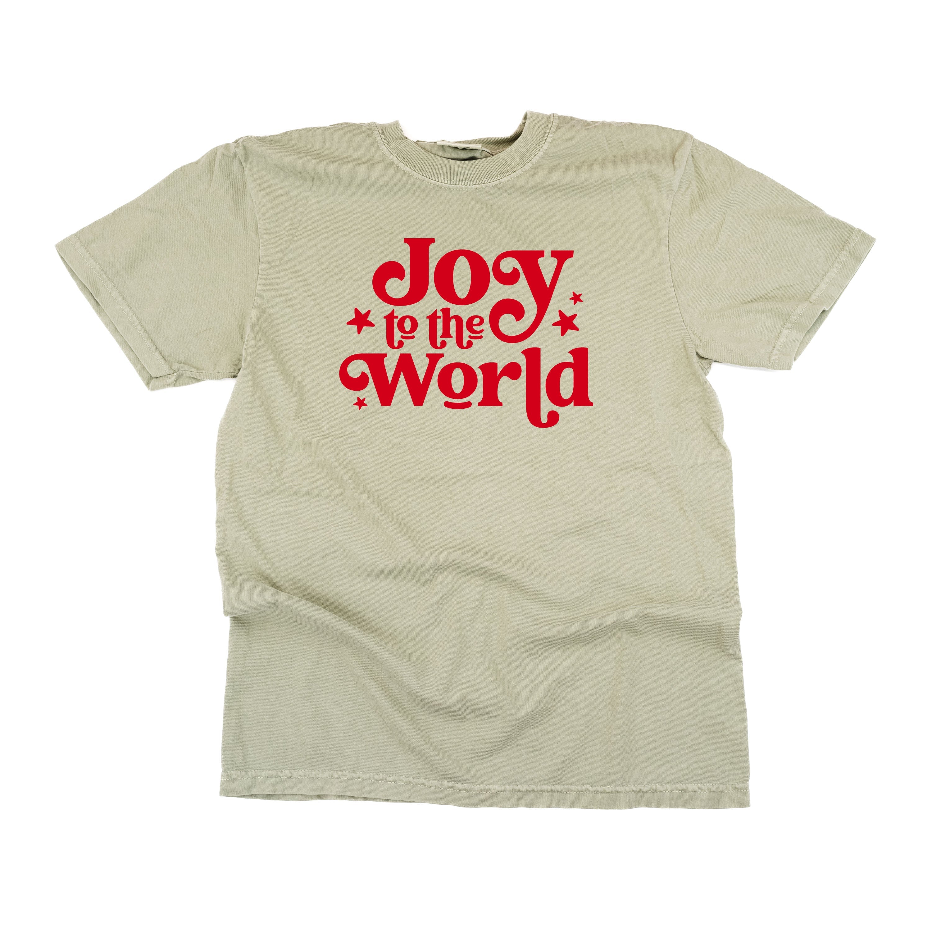 Joy To The World - Comfort Colors Tee Little Mama Shirt Shop