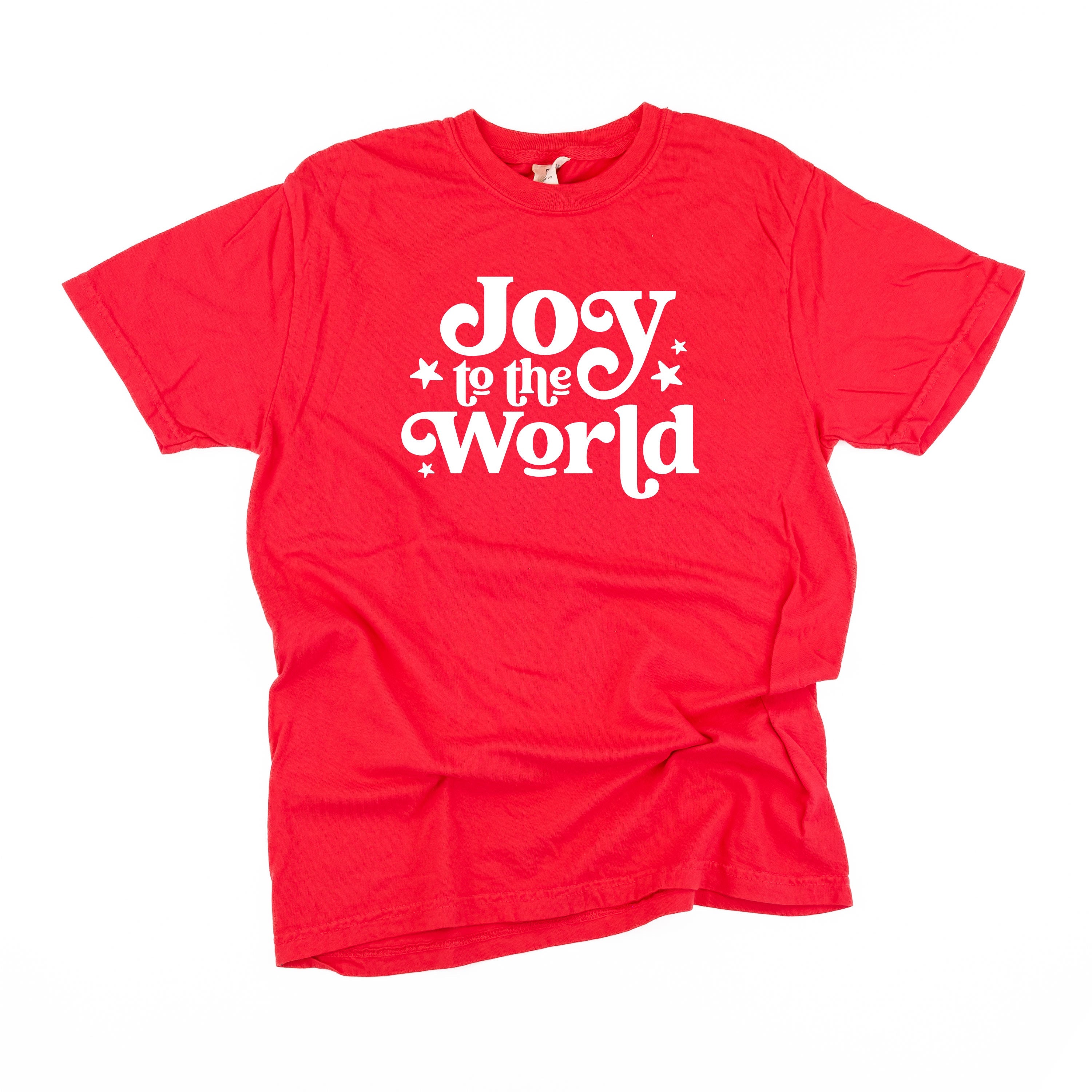Joy To The World - Comfort Colors Tee Little Mama Shirt Shop