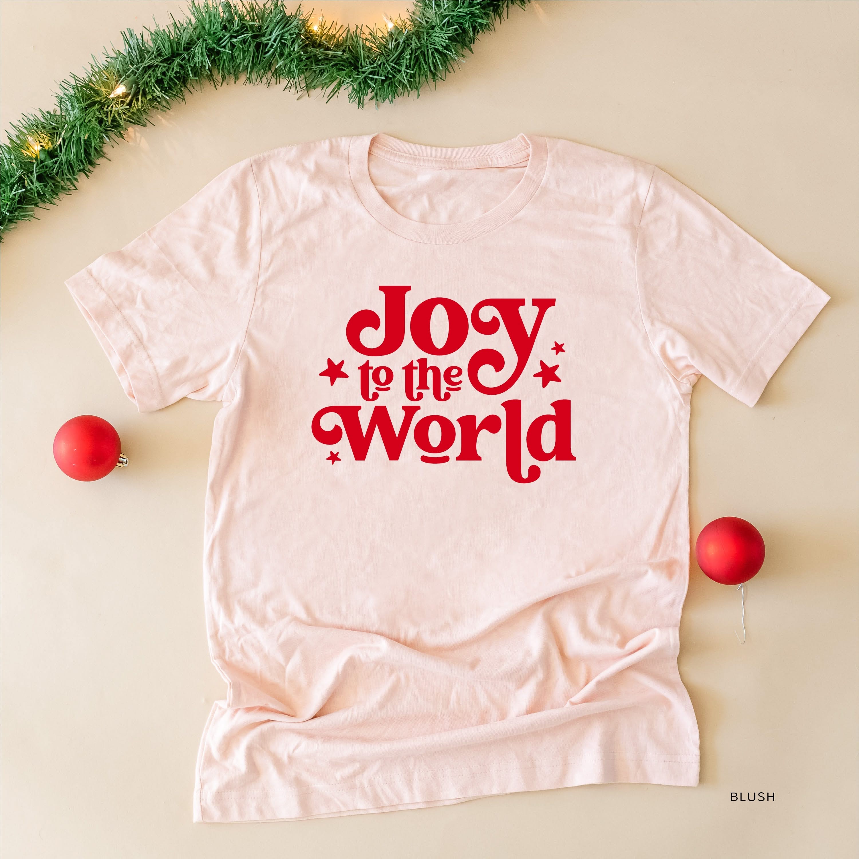 Joy To The World - Unisex Tee Little Mama Shirt Shop