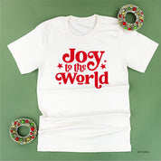 Joy To The World - Unisex Tee Little Mama Shirt Shop