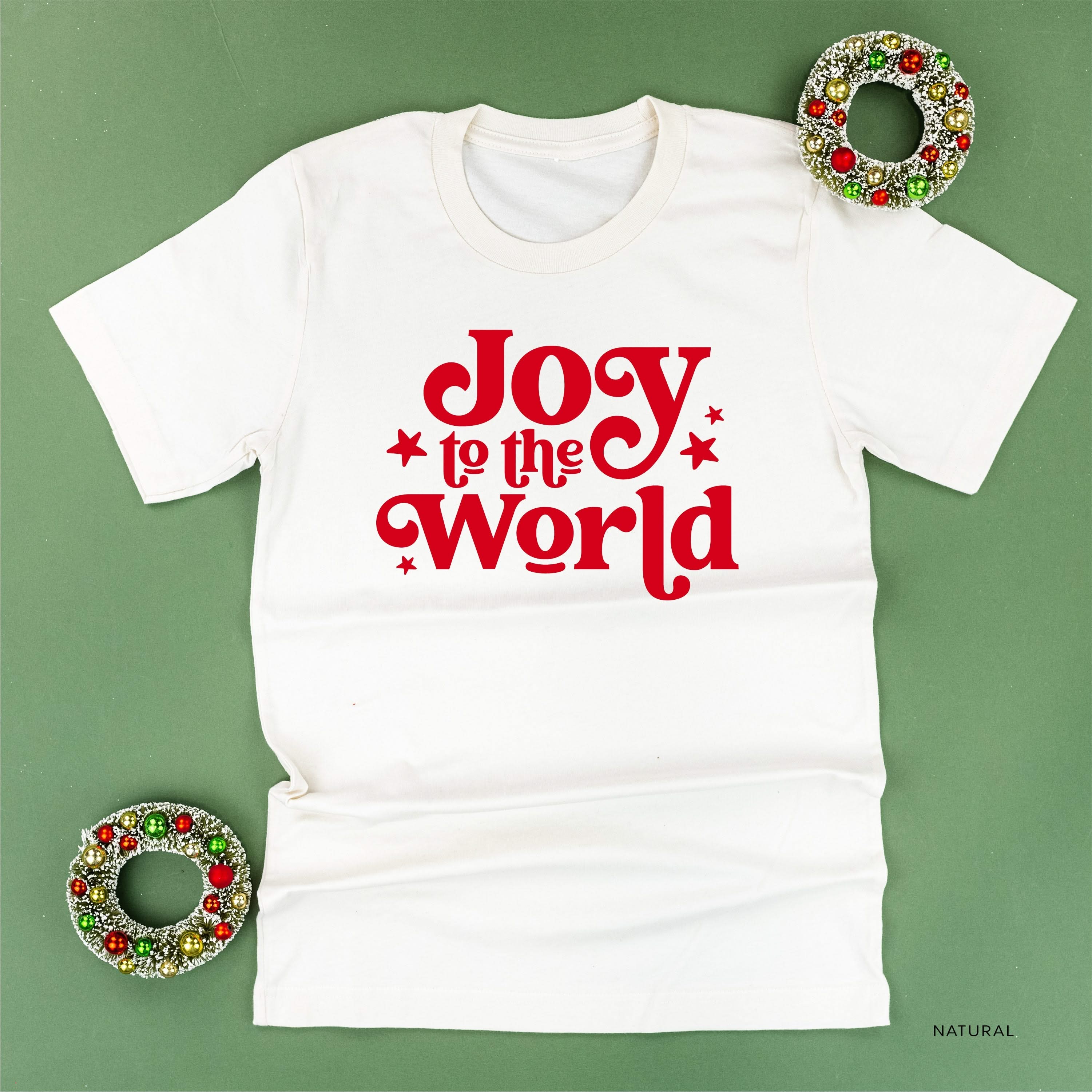 Joy To The World - Unisex Tee Little Mama Shirt Shop