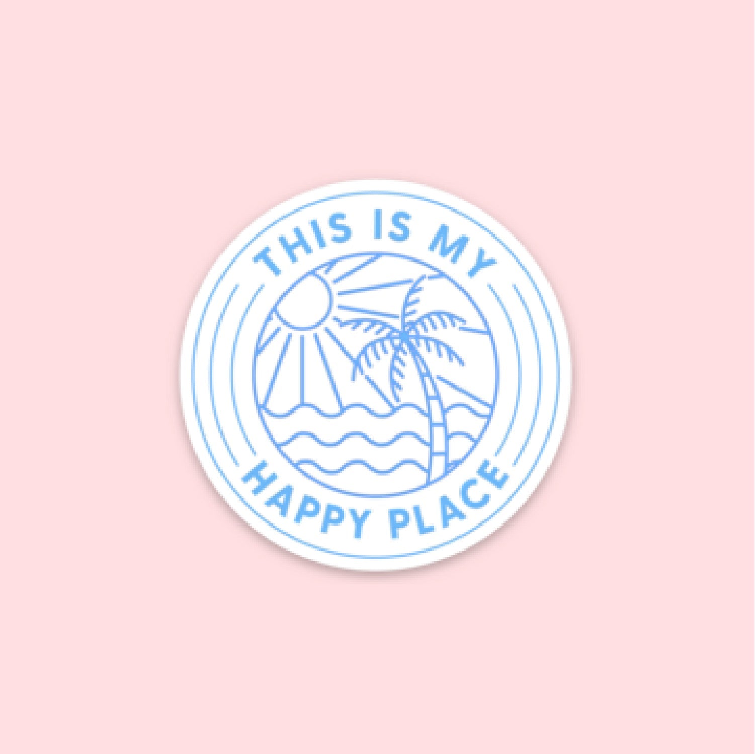 LMSS® STICKER - THIS IS MY HAPPY PLACE Little Mama Shirt Shop LLC