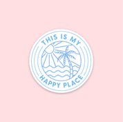 LMSS® STICKER - THIS IS MY HAPPY PLACE Little Mama Shirt Shop LLC