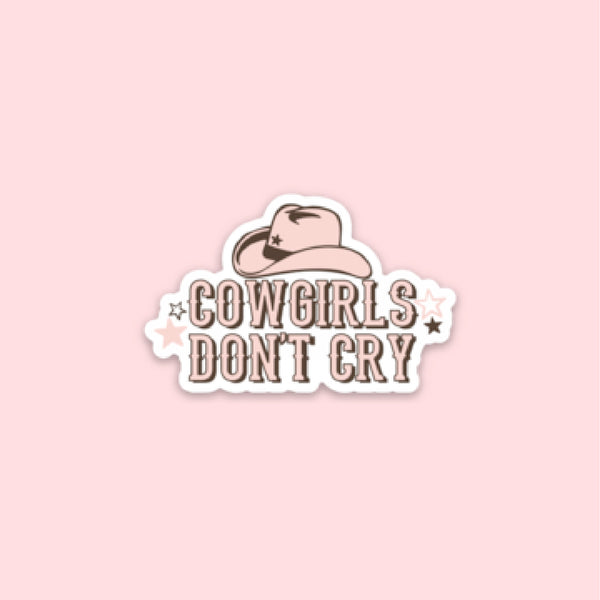 LMSS® STICKER - COWGIRLS DON'T CRY