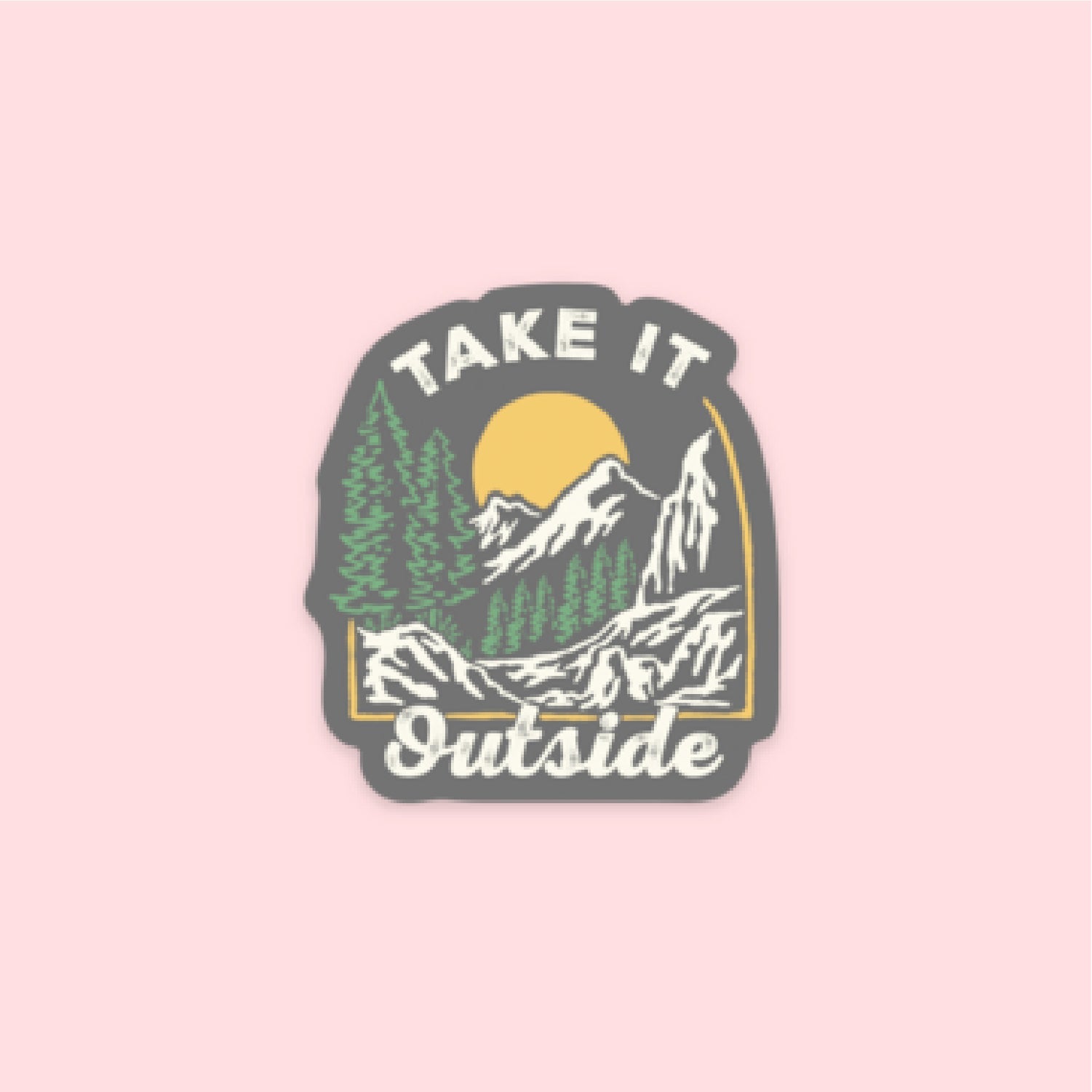 LMSS® STICKER - TAKE IT OUTSIDE Little Mama Shirt Shop LLC
