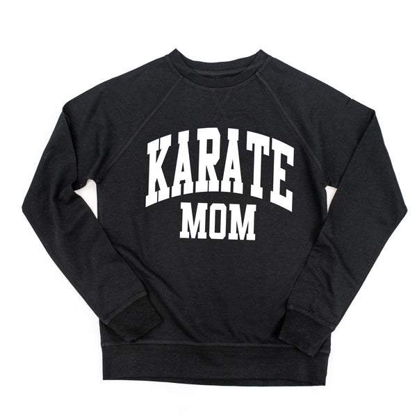 Varsity Style - KARATE MOM - Lightweight Pullover Sweater