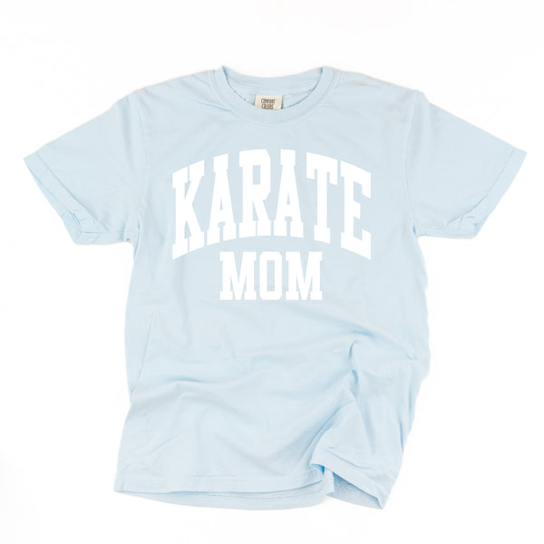 Varsity Style - KARATE MOM - SHORT SLEEVE COMFORT COLORS TEE