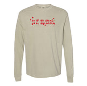 Keep The Change Ya Filthy Animal - LONG SLEEVE Comfort Colors Tee Little Mama Shirt Shop