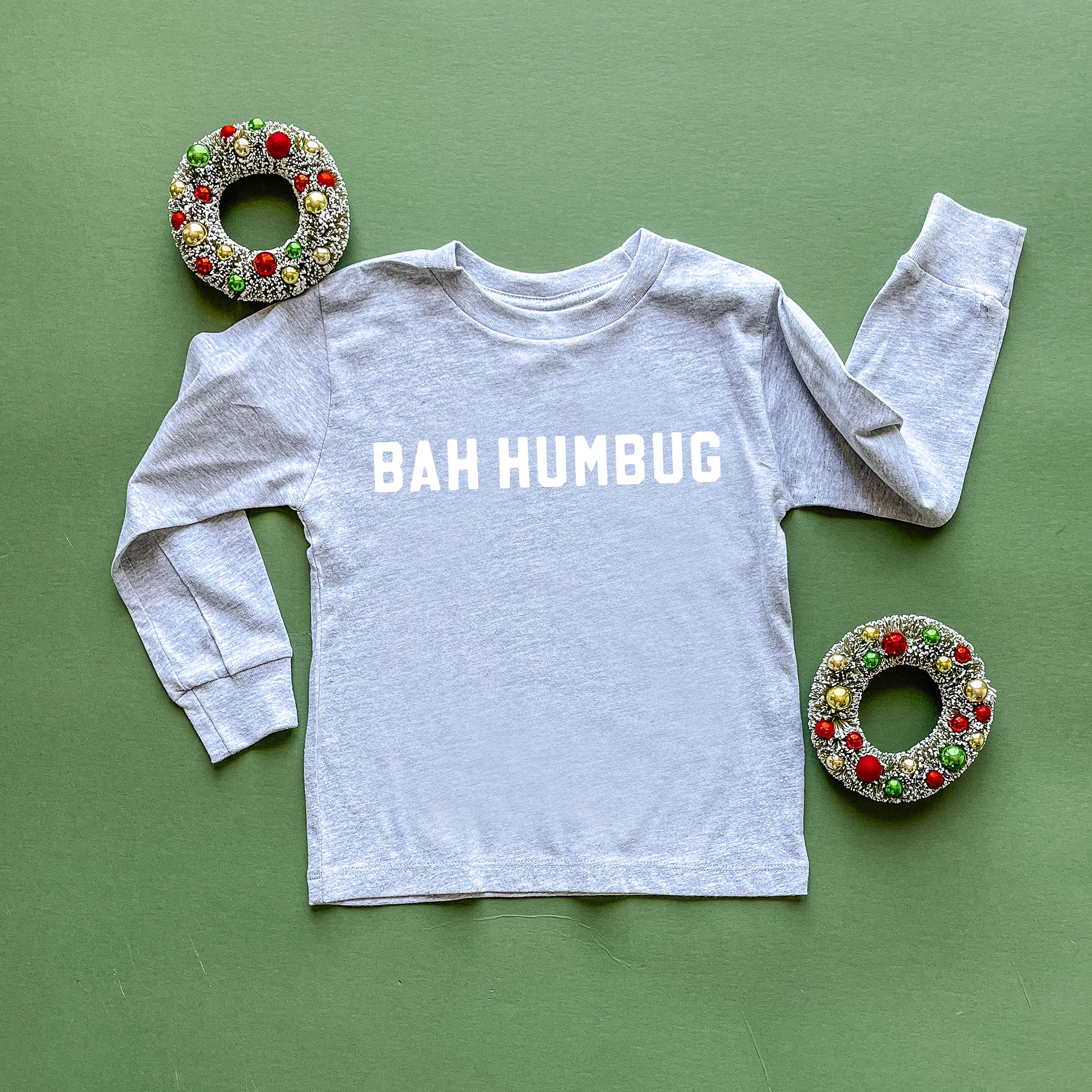 Bah Humbug - Child LONG SLEEVE Tee Little Mama Shirt Shop