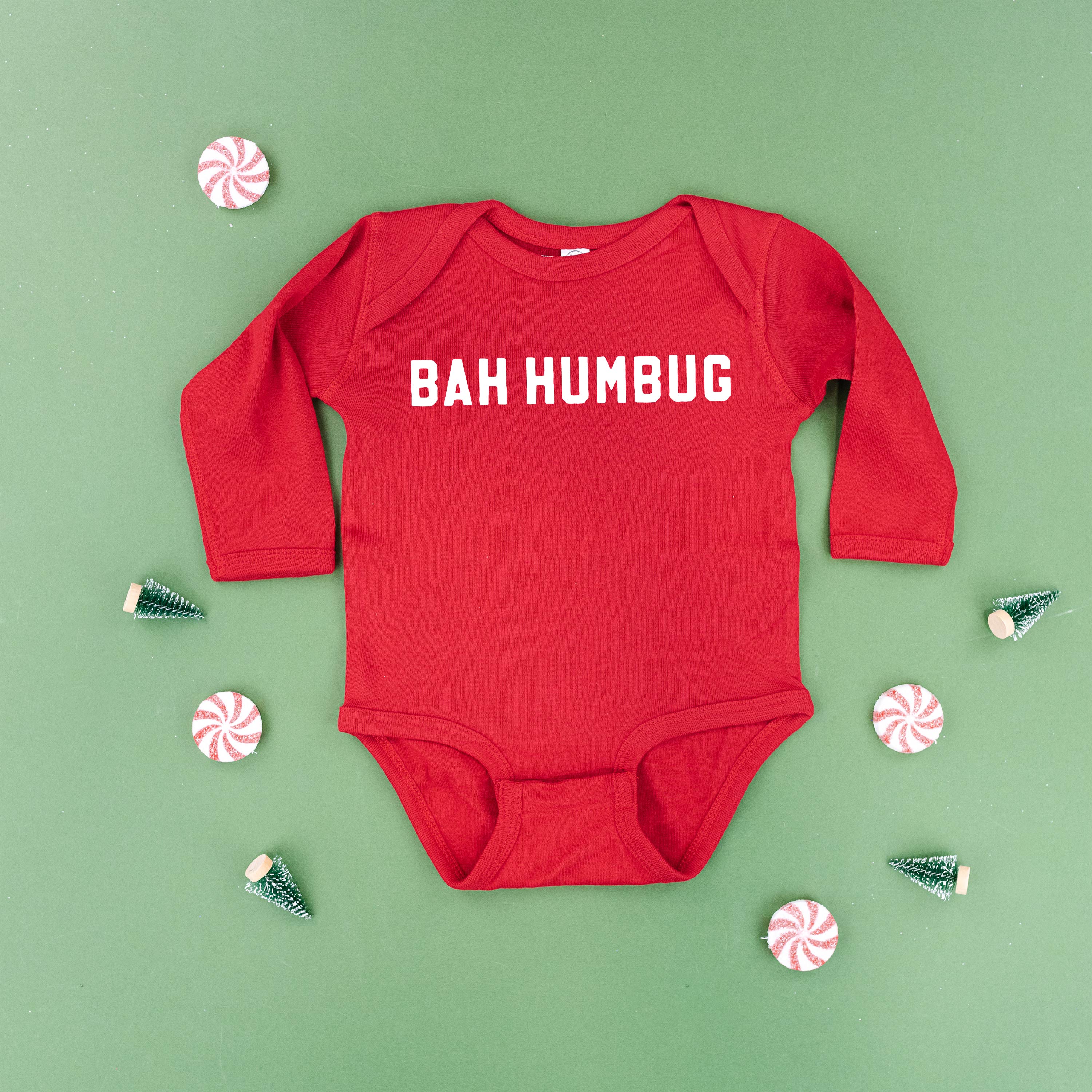 Bah Humbug - Child LONG SLEEVE Tee Little Mama Shirt Shop