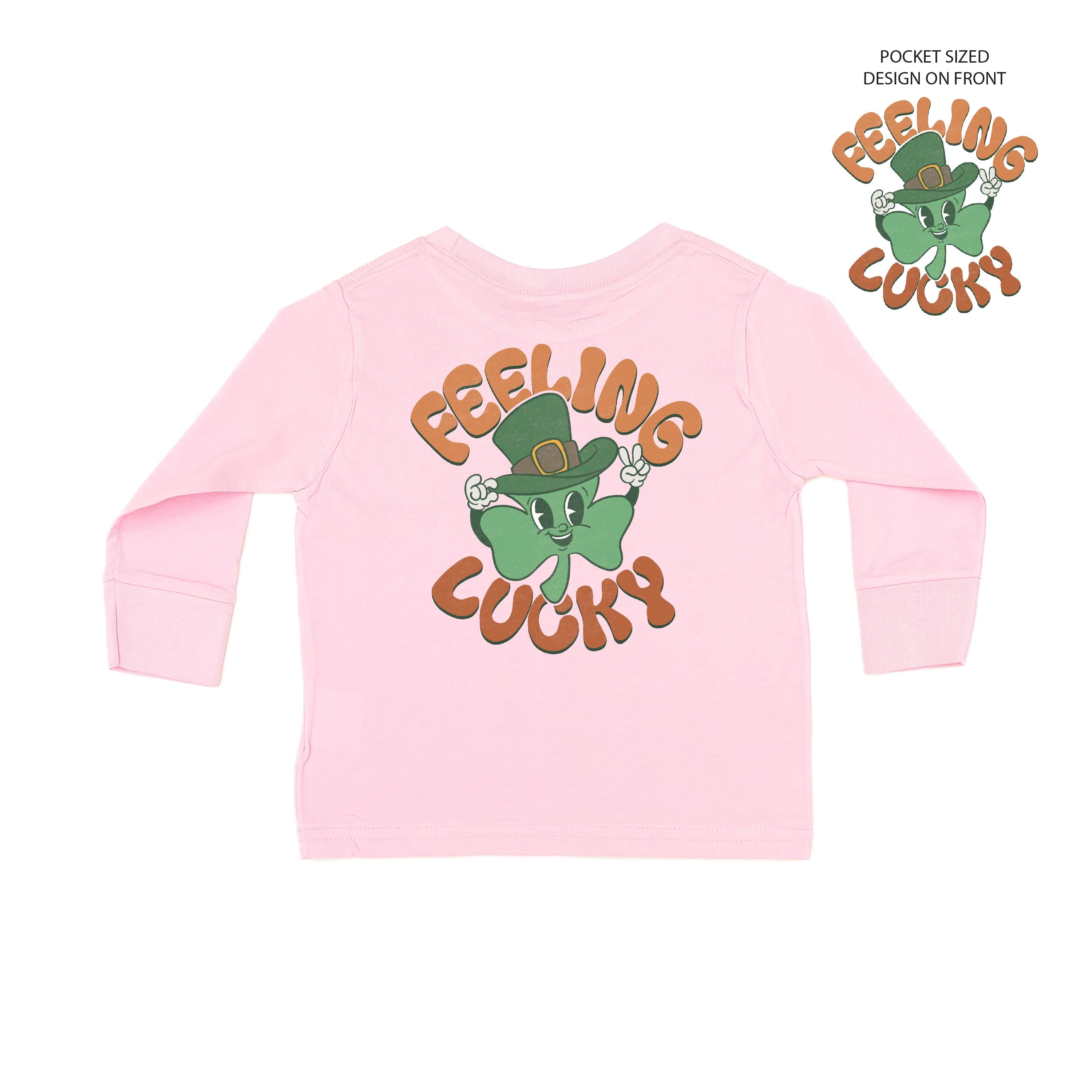 Feeling Lucky (pf&b) - Child Long Sleeve Tee Little Mama Shirt Shop