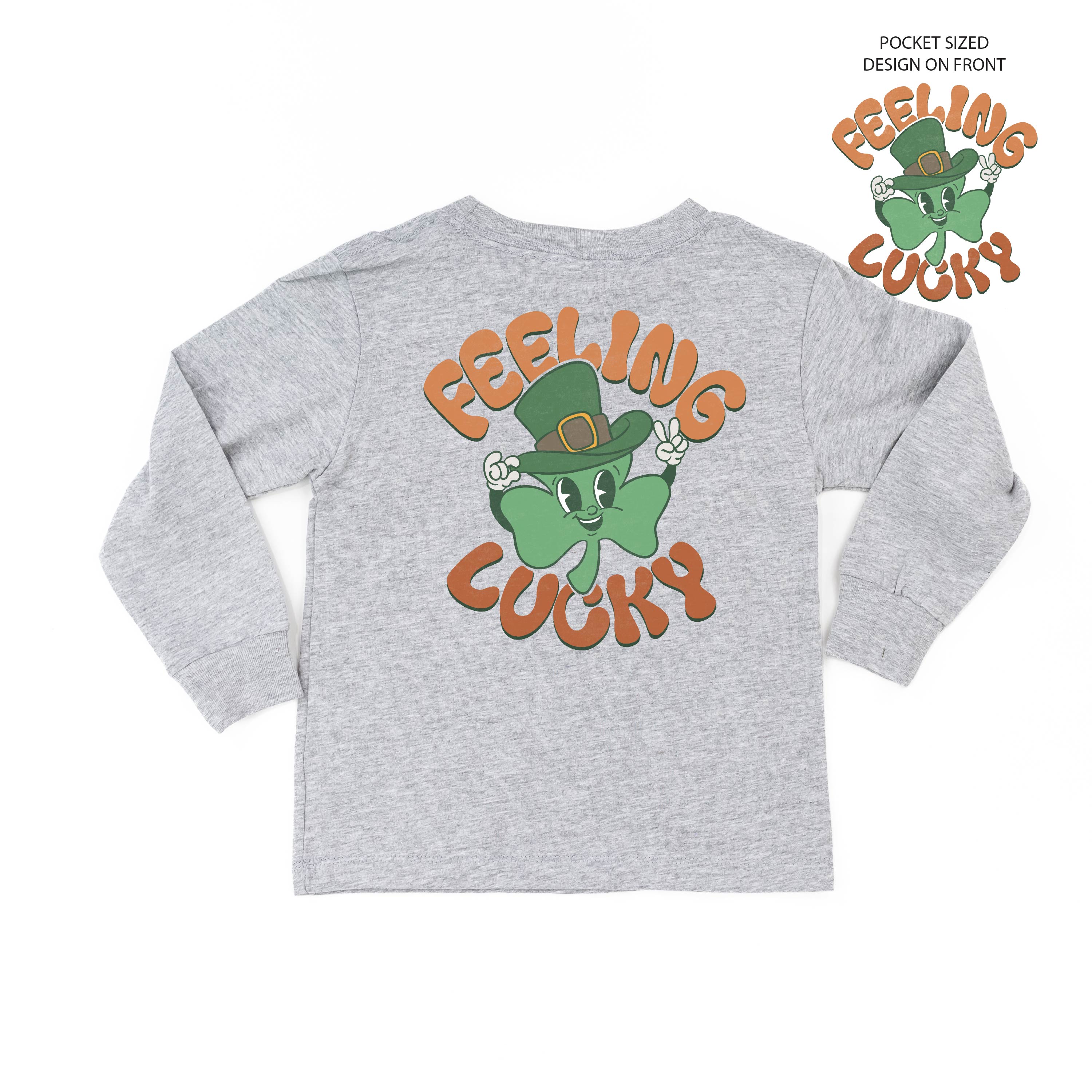 Feeling Lucky (pf&b) - Child Long Sleeve Tee Little Mama Shirt Shop