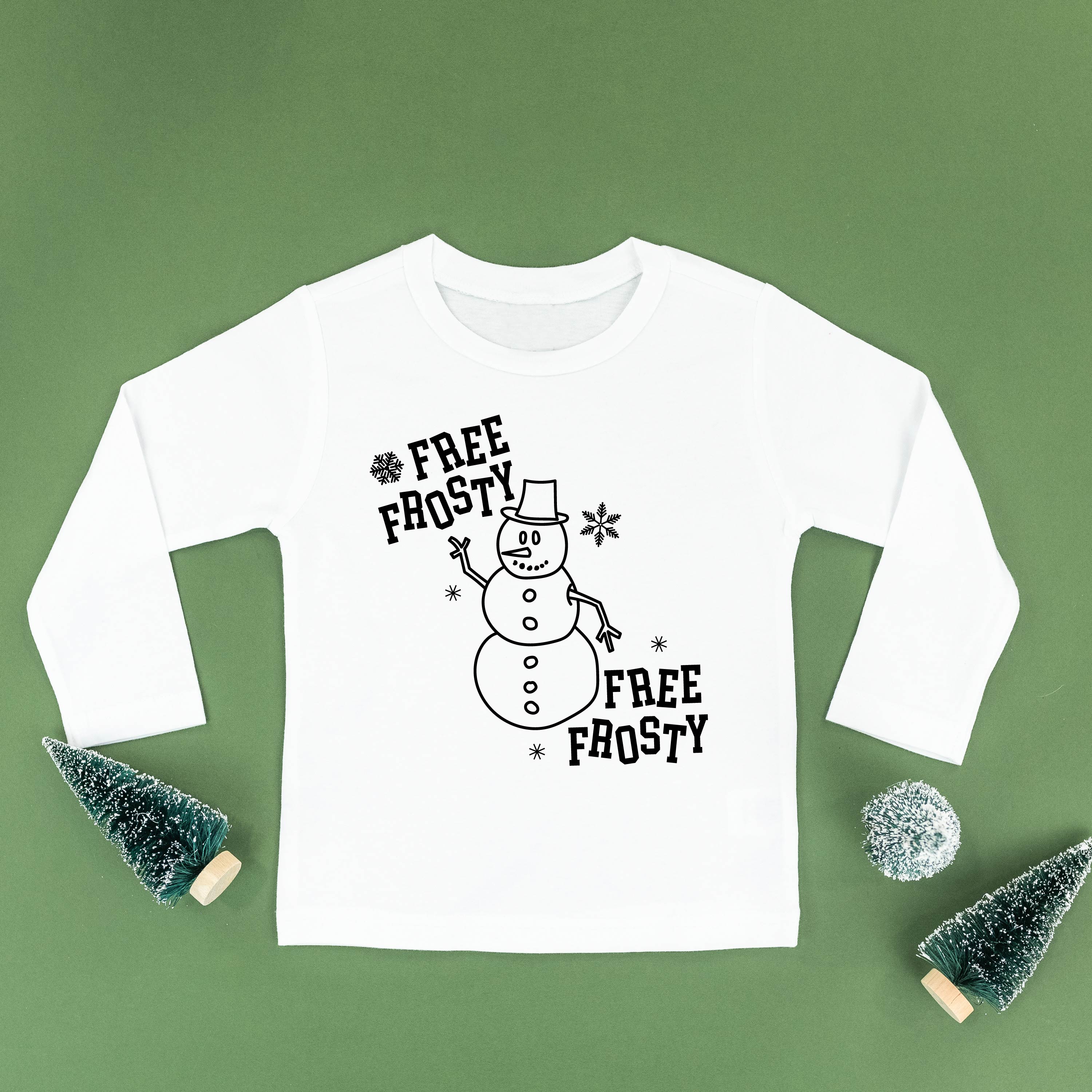 Free Frosty - Child LONG SLEEVE Tee Little Mama Shirt Shop