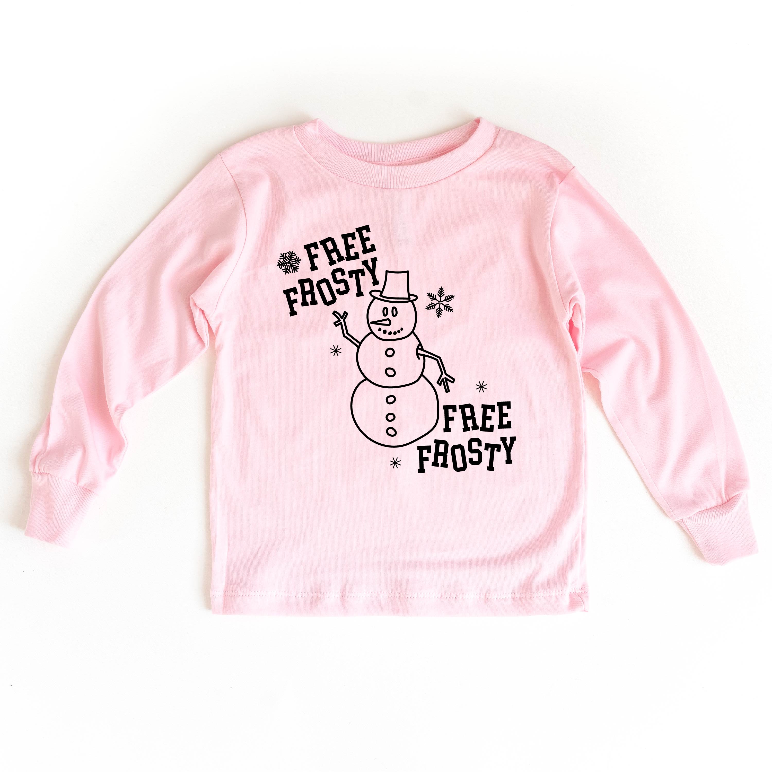 Free Frosty - Child LONG SLEEVE Tee Little Mama Shirt Shop