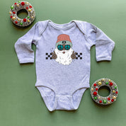 Groovy Santa - Child LONG SLEEVE Tee Little Mama Shirt Shop