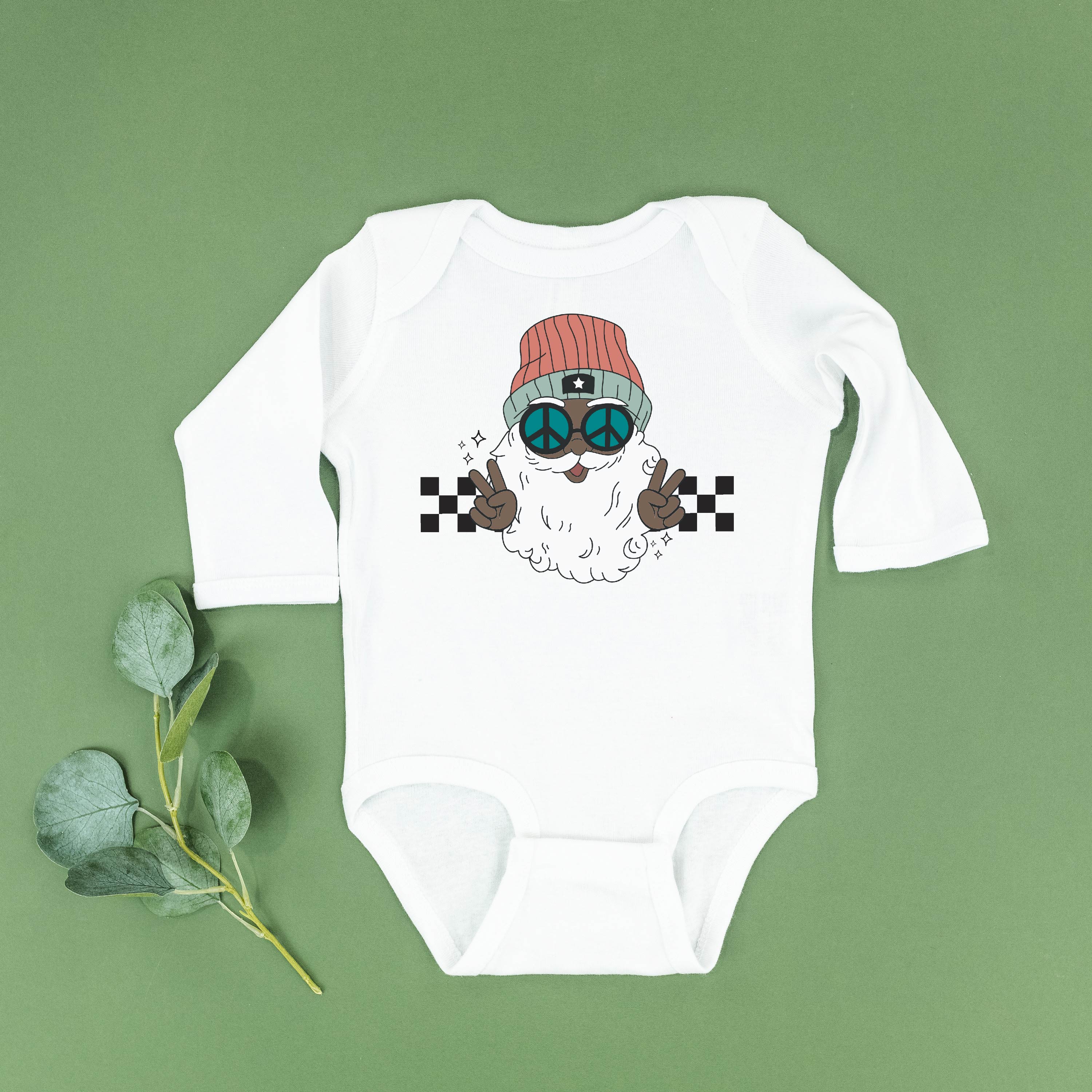 Groovy Santa - Child LONG SLEEVE Tee Little Mama Shirt Shop