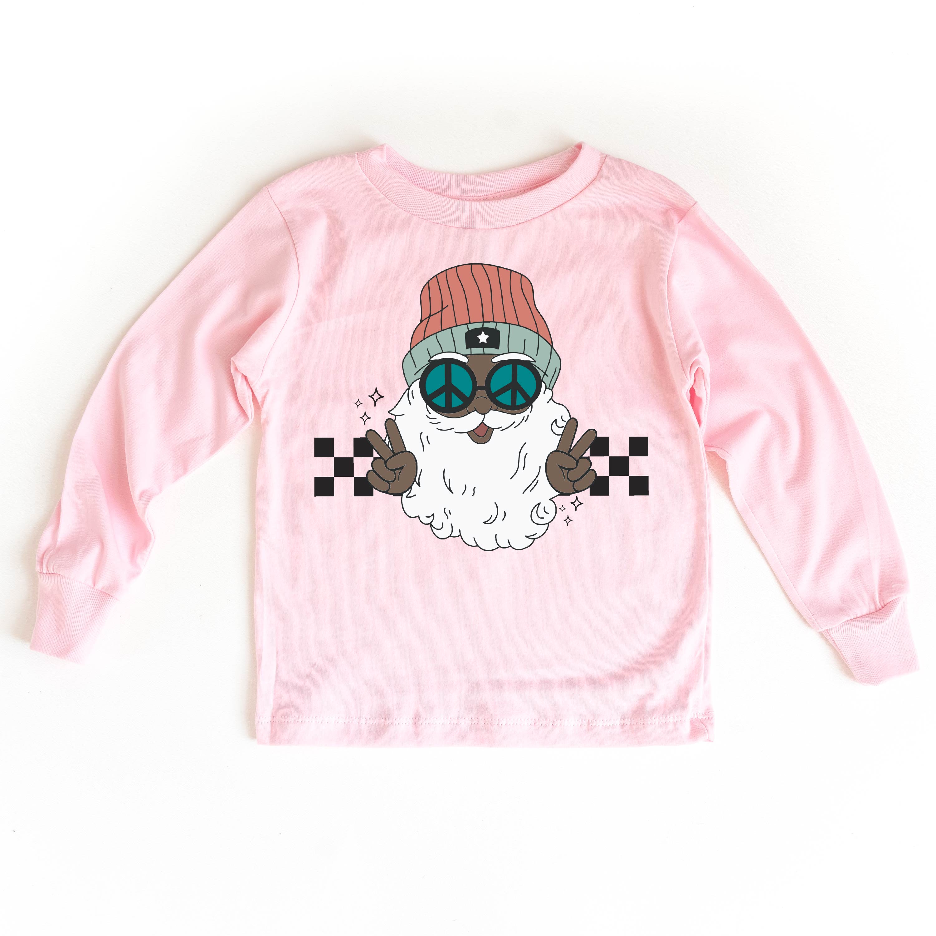 Groovy Santa - Child LONG SLEEVE Tee Little Mama Shirt Shop