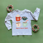 Have A Cup Of Cheer - Child LONG SLEEVE Tee Little Mama Shirt Shop
