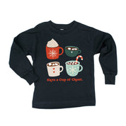 Have A Cup Of Cheer - Child LONG SLEEVE Tee Little Mama Shirt Shop