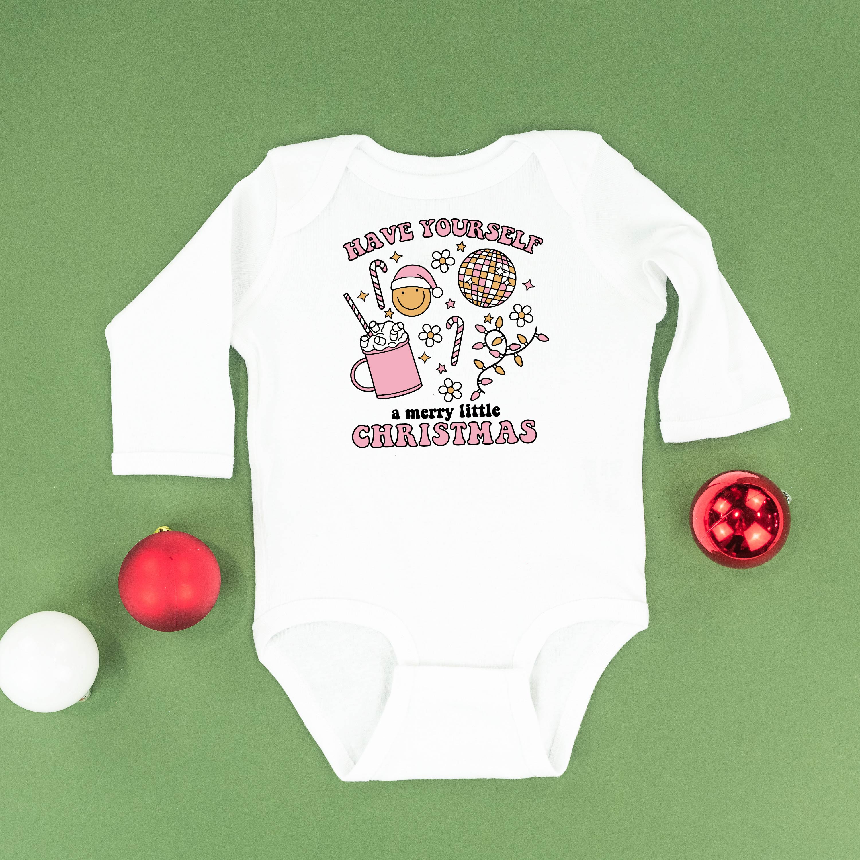 Have Yourself A Merry Little Christmas - Child LONG SLEEVE Tee Little Mama Shirt Shop