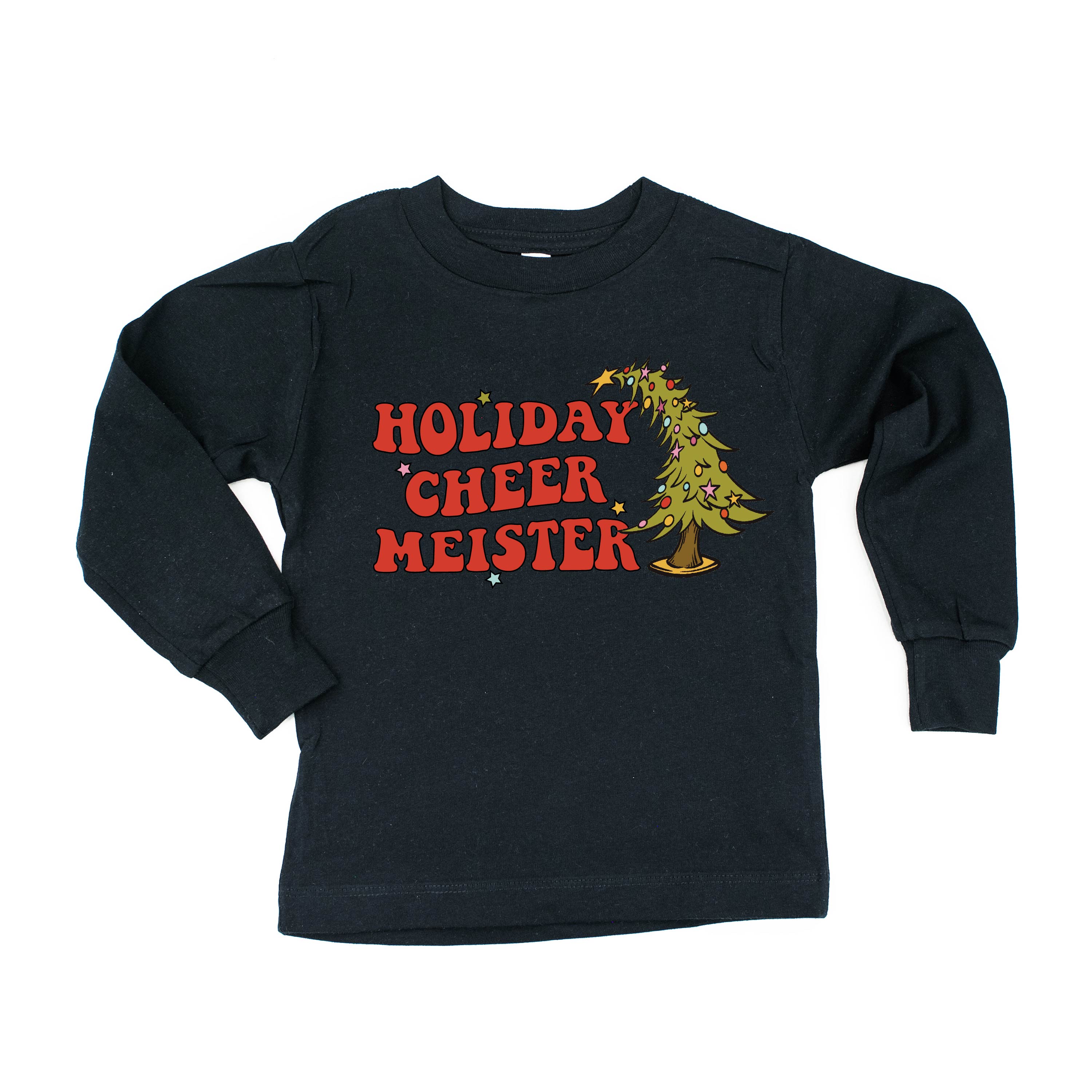 Holiday Cheer Meister - Child LONG SLEEVE Tee Little Mama Shirt Shop