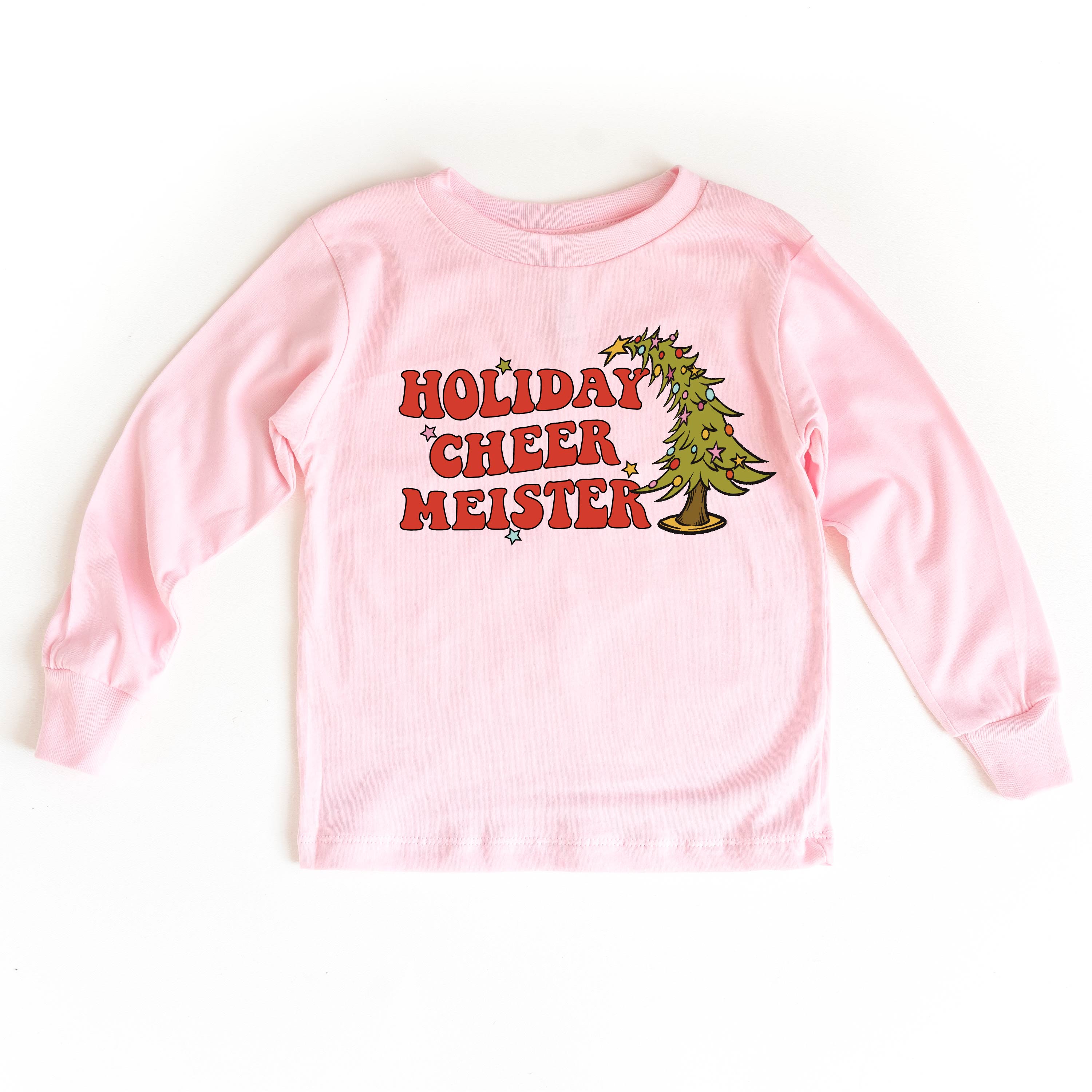Holiday Cheer Meister - Child LONG SLEEVE Tee Little Mama Shirt Shop