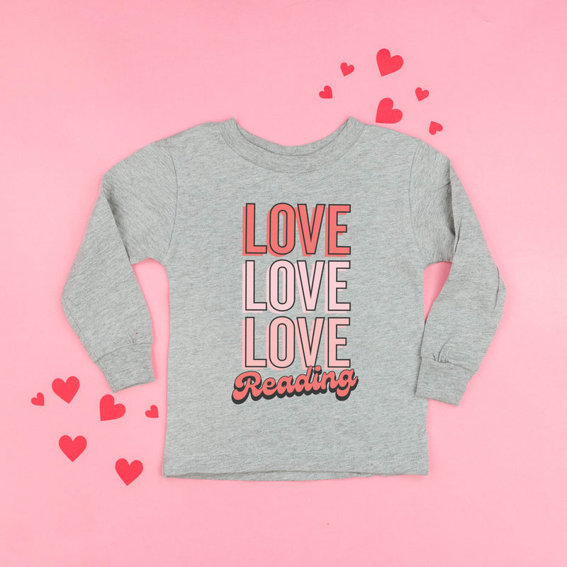 Love Love Love Reading - Long Sleeve Child Shirt