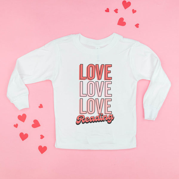 Love Love Love Reading - Long Sleeve Child Shirt